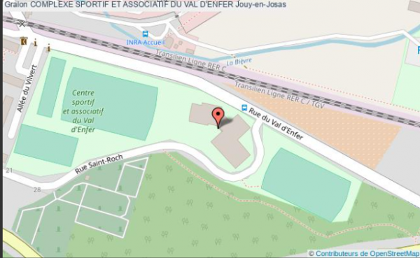 Plan de Jouy- Gymnase Val d'Enfer